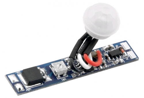 Fita LED 12V-24V 96W-192W Perfil de alumínio Mini comando Sensor de movimento