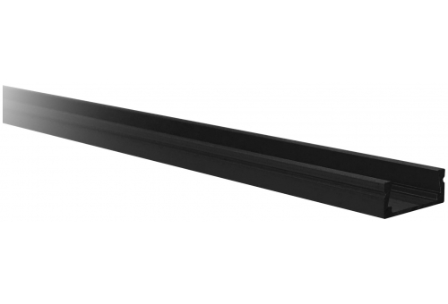 Alu Profile Normal Black 1m