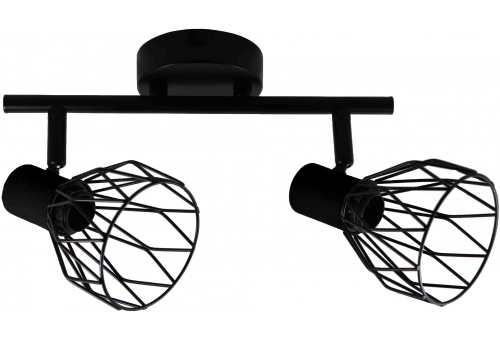 Ceiling Lamp Ivy 2xE14 Sockets Black