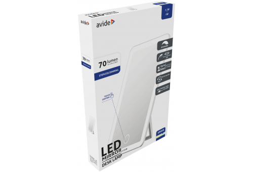 LED Tischleuchte Beleuchteter Schminkspiegel 3.5W Adapter nt.