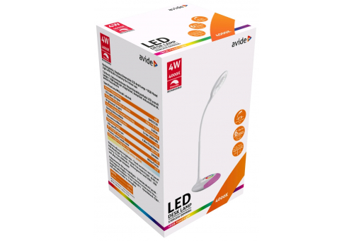 LED Stolová lampa RGB Biela 4W