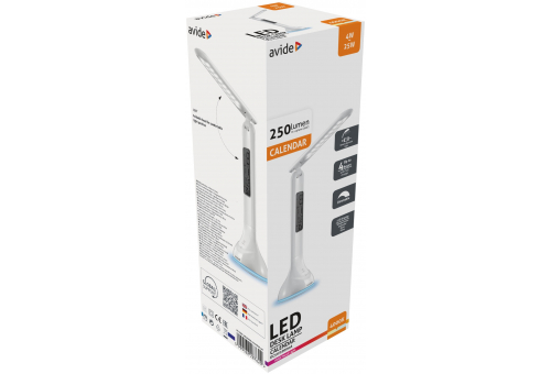 LED Desk Lamp RGB Calendar White 4W