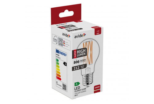 LED Filament Globe 3.8W E27 WW Super High Lumen