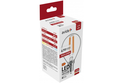 LED Filament Mini Birnenform 4.5W E14 WW