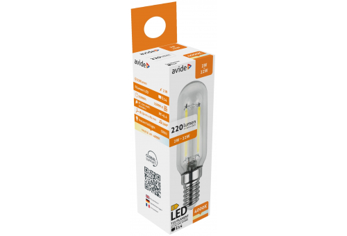 Bec LED Filament T25 2W E14 NW Avide