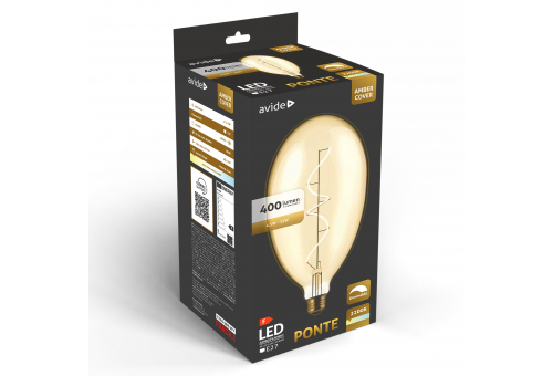 LED Jumbo Filament Ponte Amber 4.5W E27 2200K Fényerőszabályzós