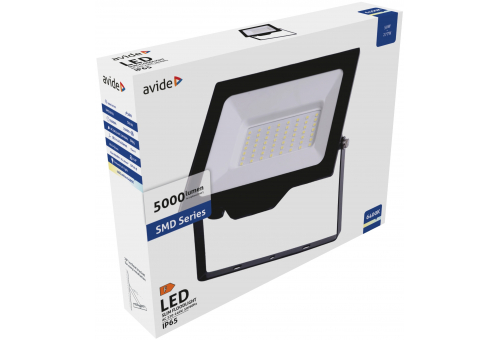 Reflector Slim LED SMD 50W CW Avide