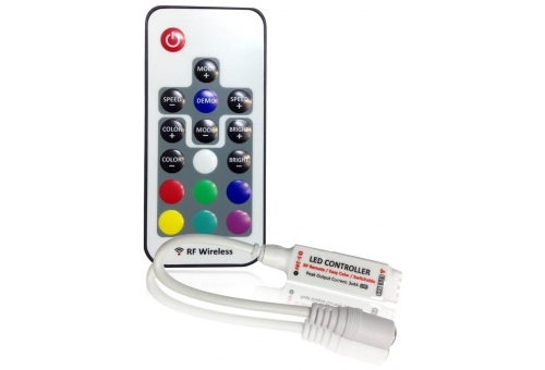 LED Strip 5-24V 144W RGB 17 keys RF Remote and Controller