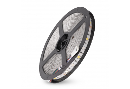 LED Szalag 12V 12W RGB+W(6000K) IP65 5m