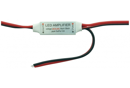 Fita LED 12V 144W Controlo da intensidade de luz Mini Amplificador de sinal