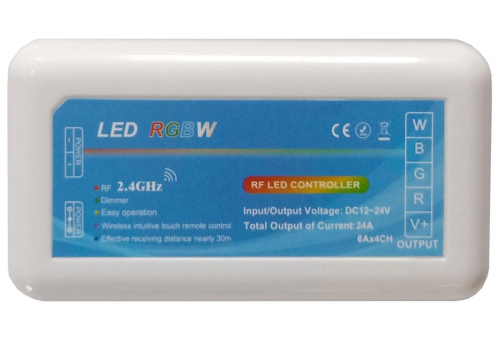 LED Strip 12V 288W RGB+W 4 Zone Controller