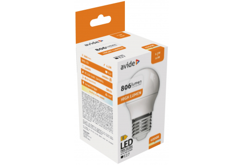 Bec LED Mini Globe G45 6.5W E27 NW Avide