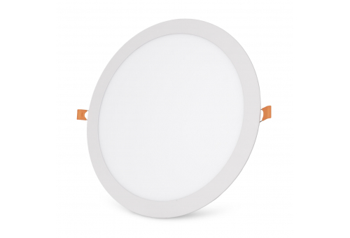 LED Beépíthető Kerek Mennyezeti Lámpa 24W, CCT kapcsolóval, ALU, IP44 Front