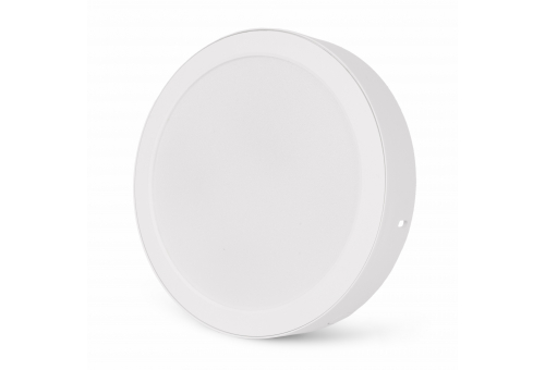 LED Deckenleuchte Aufbau Rund Kunststoff 15W NW 4000K