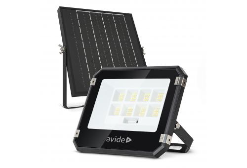 LED Szolár Reflektor CCT 50W, Szétválasztható Panel 6W/5V, 4000mAH, IP65, Távirányítóval