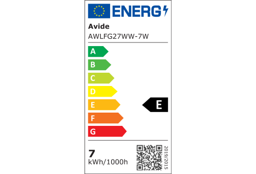 Bec LED Globe White Filament 7W E27 WW 3000K Avide