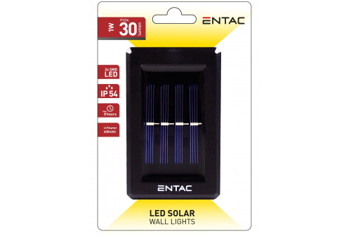 Solar Kunststoff Wandleuchte 1W 2-Wege-Licht WW