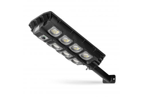 LED Szolár Utcai Lampă cu telecomandă, Mozgásérzékelővvel Autamata Dimm funkcióval, 1000lm