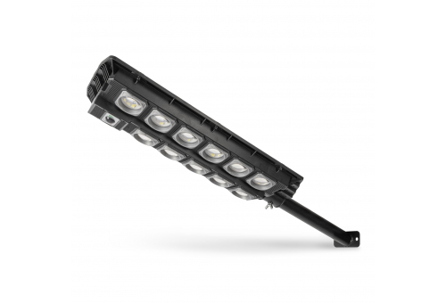 LED Szolár Utcai Lampă cu telecomandă, Mozgásérzékelővvel Autamata Dimm funkcióval, 1500lm